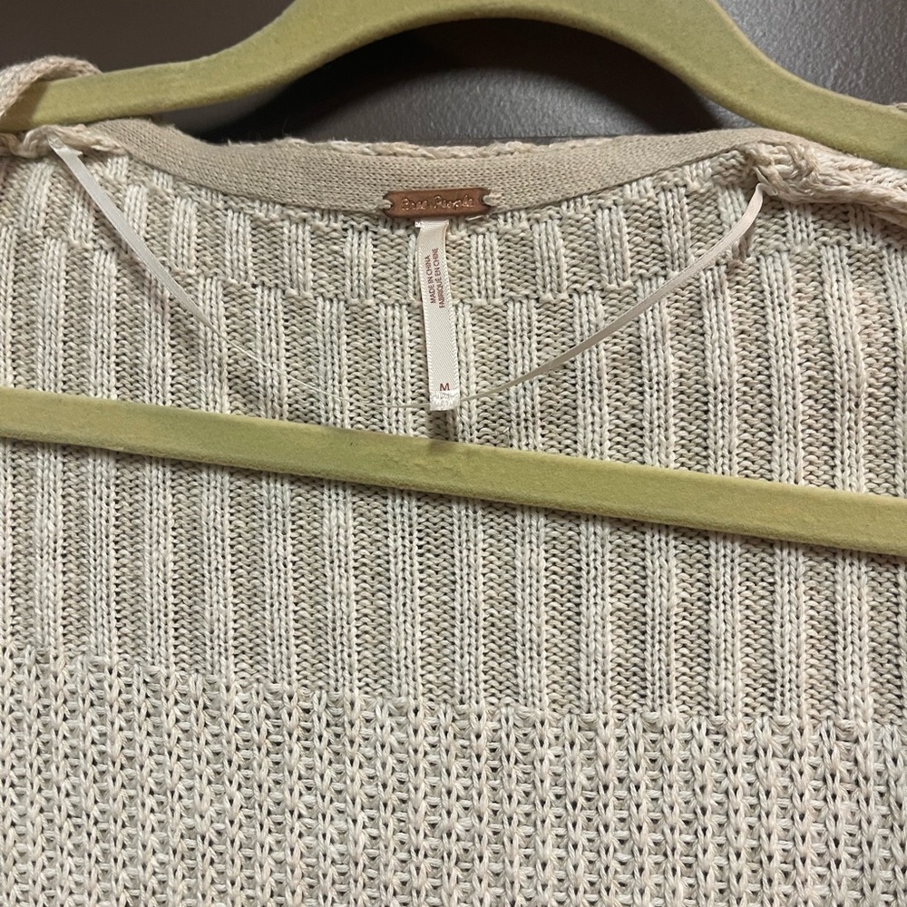Free People long knit cardigan size M